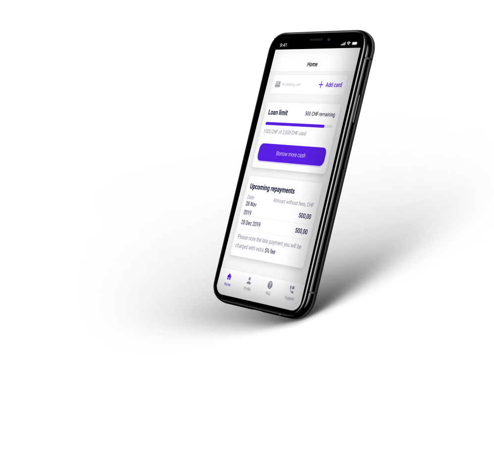 Design & Development of instant loan app: a complex fintech mobile app for instant credits by Nerdysoft